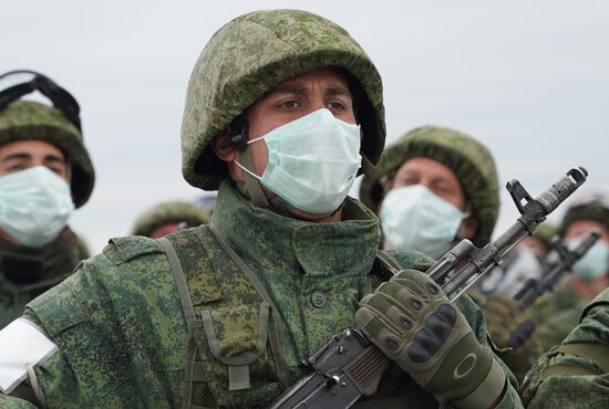 Ukraine LPR Victory Day Parade Preparations