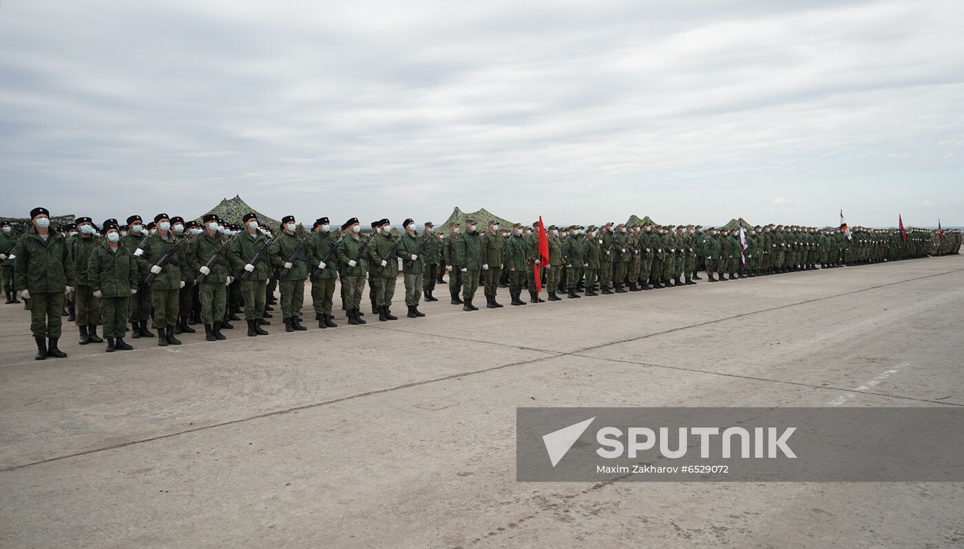 Ukraine LPR Victory Day Parade Preparations