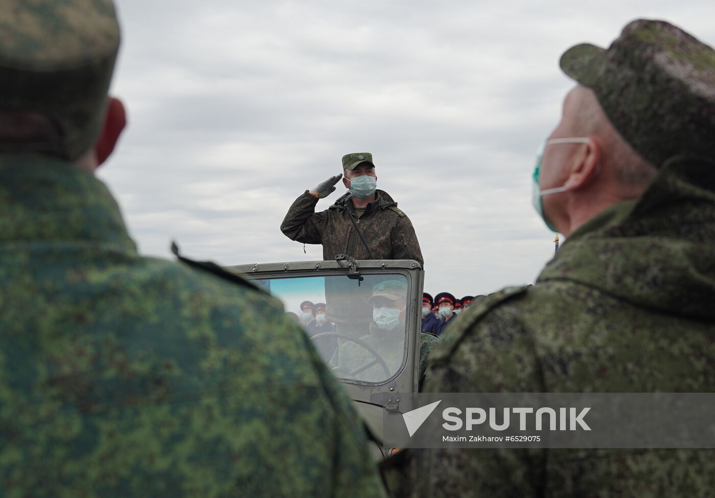 Ukraine LPR Victory Day Parade Preparations