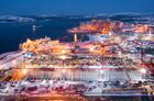 A view shows the Novatek-Murmansk LNG Construction Center, in the village of Belokamenka, Murmansk Region, Russia. The Center will comprise two dry docks to build GBS, and facilities to manufacture topside modules. The LNG Construction Center performs the construction and fitting-out of floating platforms with dry docks and plants for natural gas overloading and liquefaction. Location: Russia, Murmansk region. Author: Pavel Lvov/Sputnik. Russia Novatek LNG Construction Center