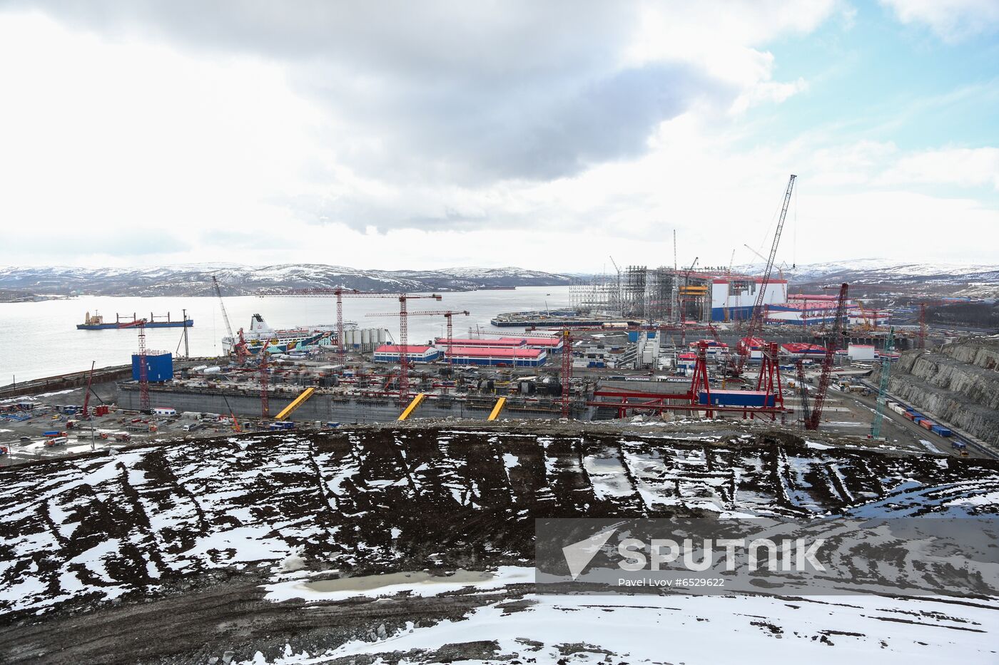 Russia Novatek LNG Construction Center