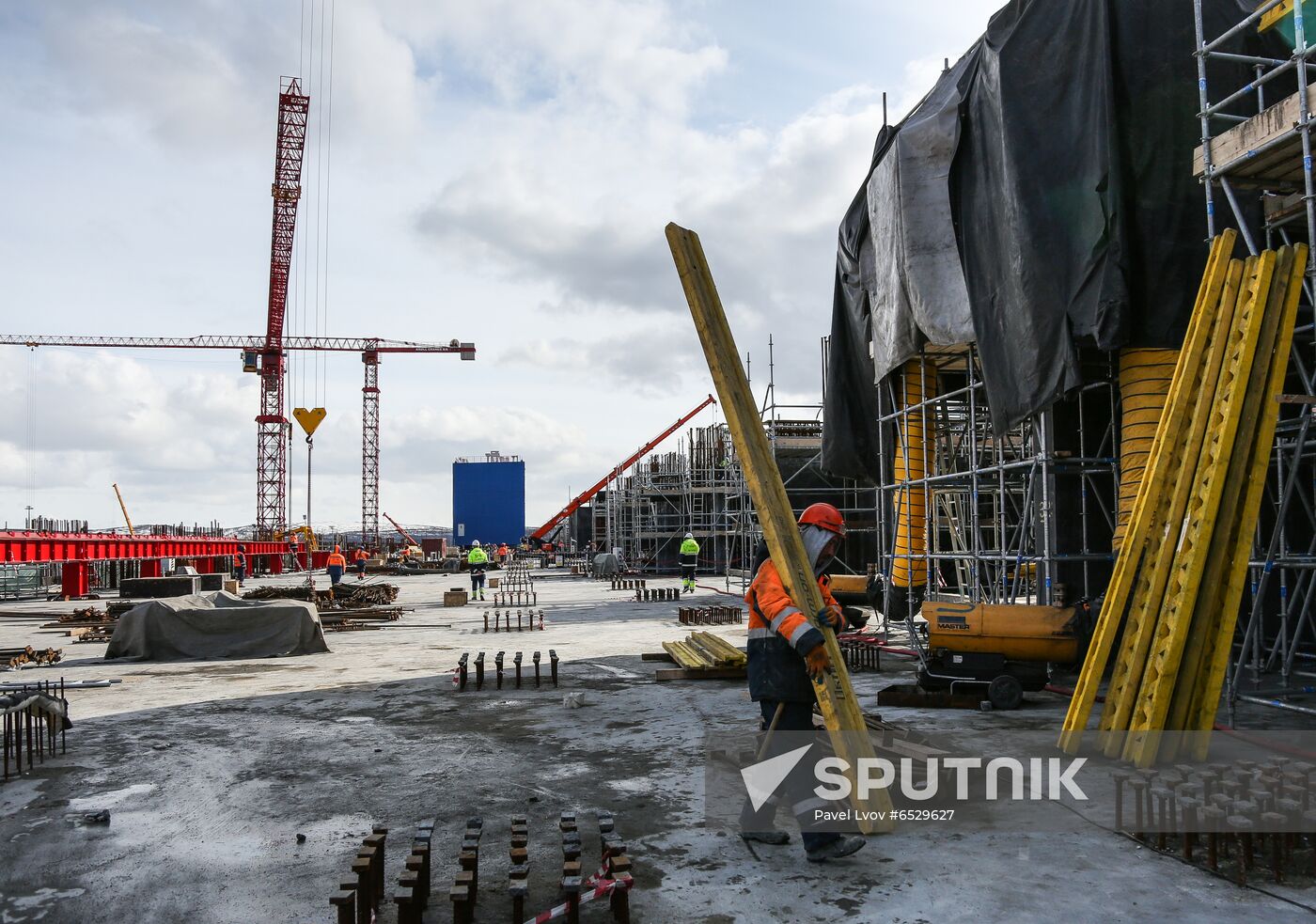 Russia Novatek LNG Construction Center