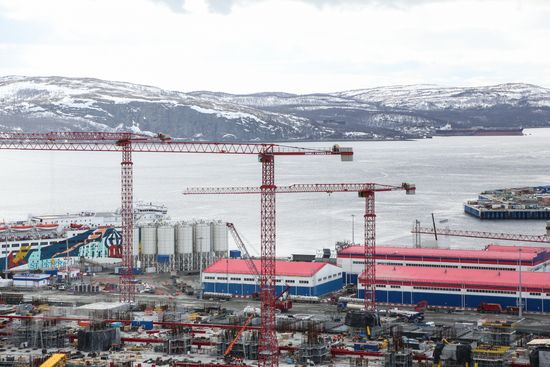 Russia Novatek LNG Construction Center