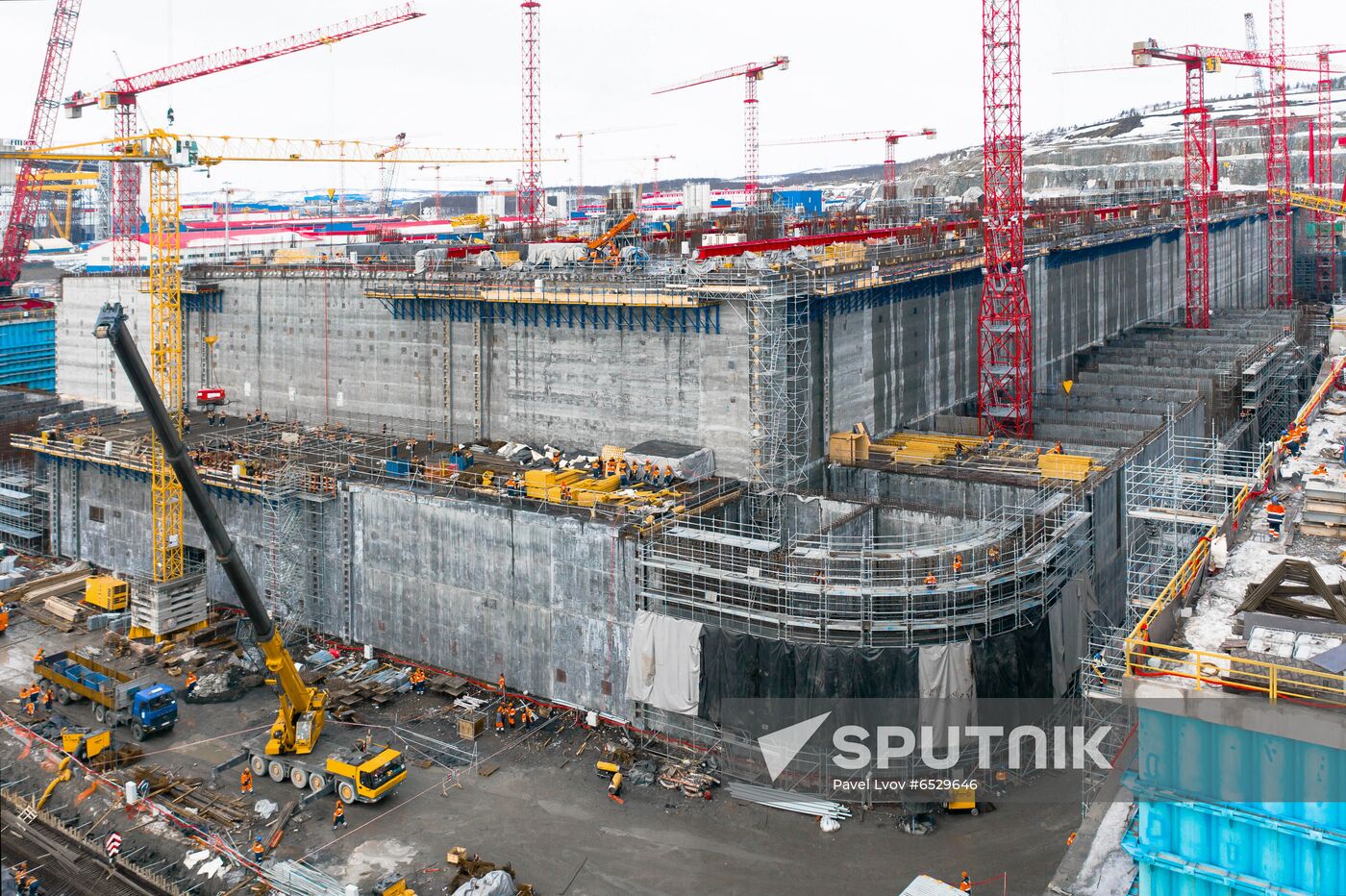 Russia Novatek LNG Construction Center