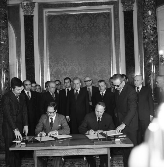 Tunisian Prime Minister Hedi Amara Nouira's visit to USSR