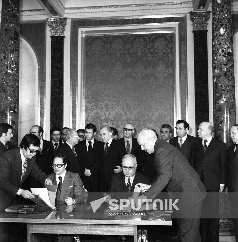 Tunisian Prime Minister Hedi Amara Nouira's visit to USSR