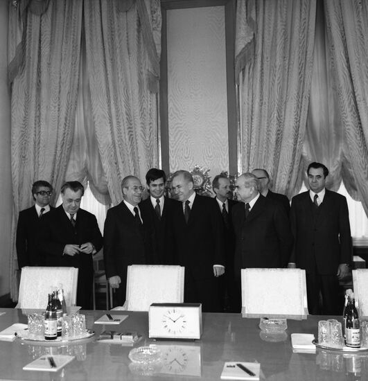 Tunisian Prime Minister Hedi Amara Nouira's visit to USSR
