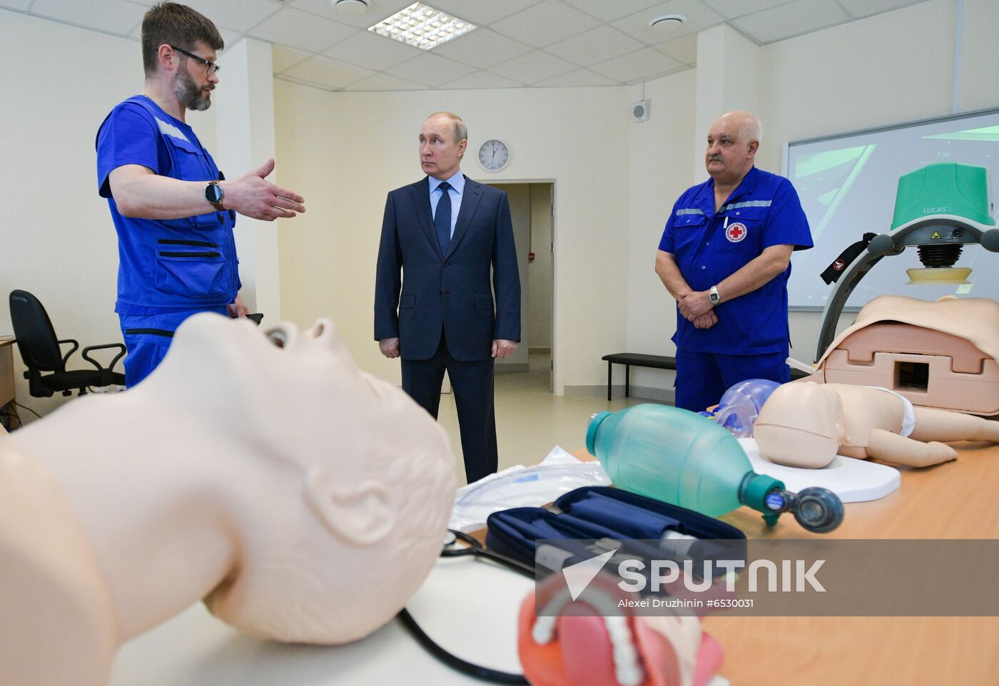 Russia Putin Ambulance