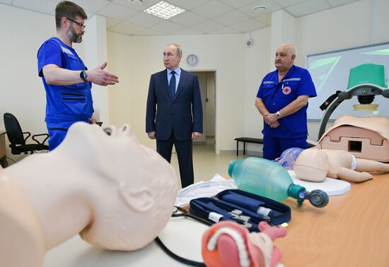 Russia Putin Ambulance