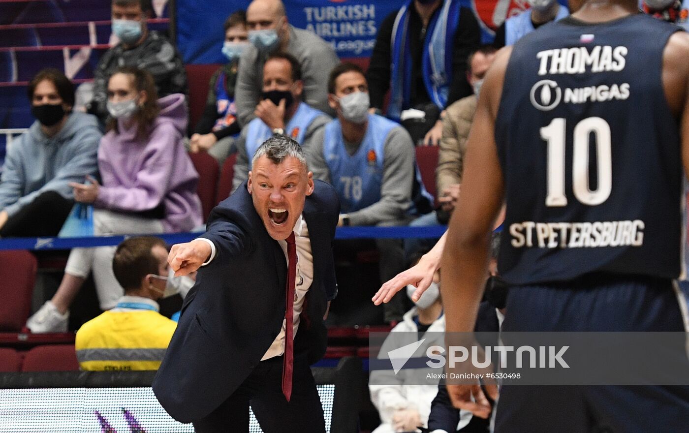 Russia Basketball Euroleague Zenit - Barcelona