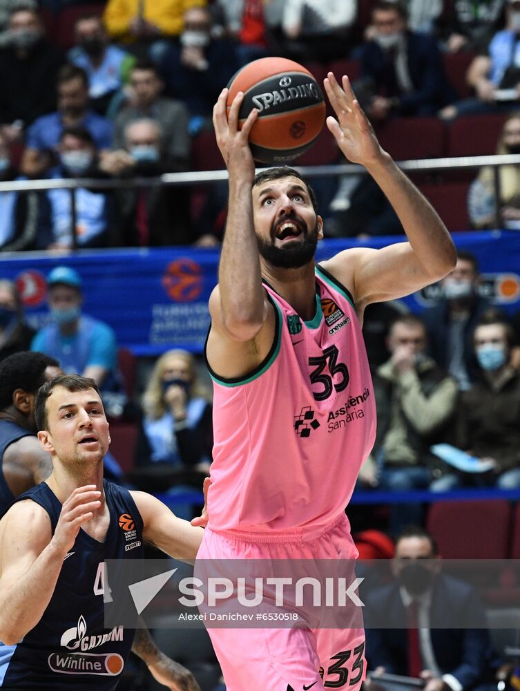 Russia Basketball Euroleague Zenit - Barcelona