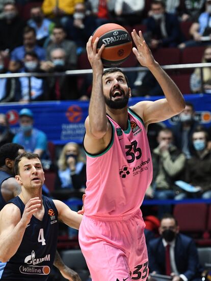Russia Basketball Euroleague Zenit - Barcelona