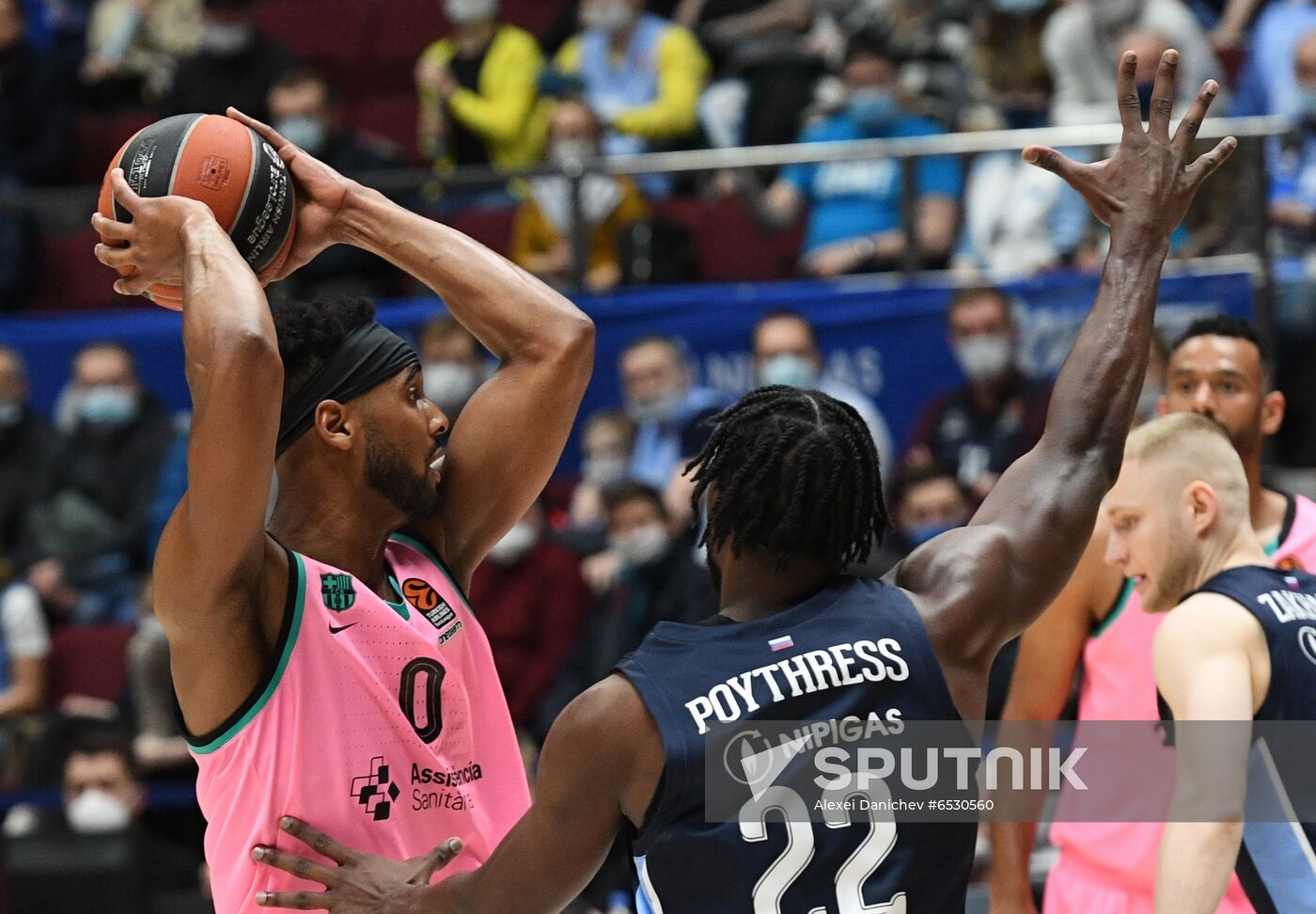 Russia Basketball Euroleague Zenit - Barcelona
