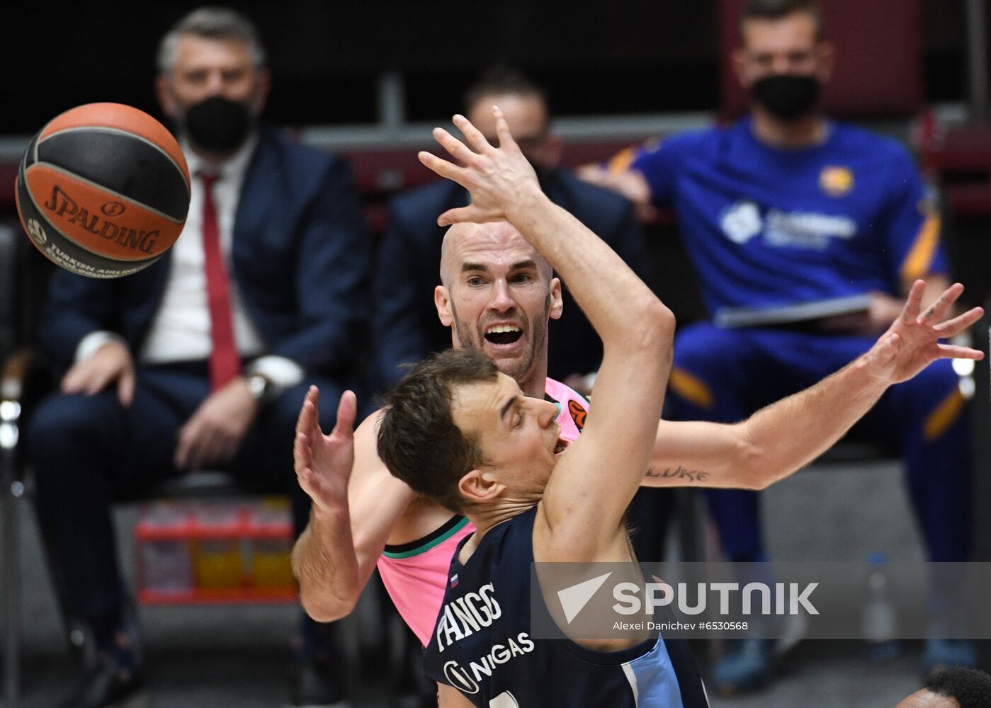 Russia Basketball Euroleague Zenit - Barcelona