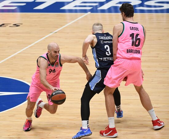 Russia Basketball Euroleague Zenit - Barcelona