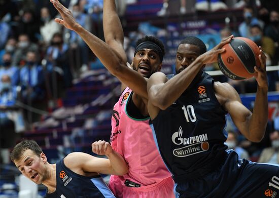 Russia Basketball Euroleague Zenit - Barcelona