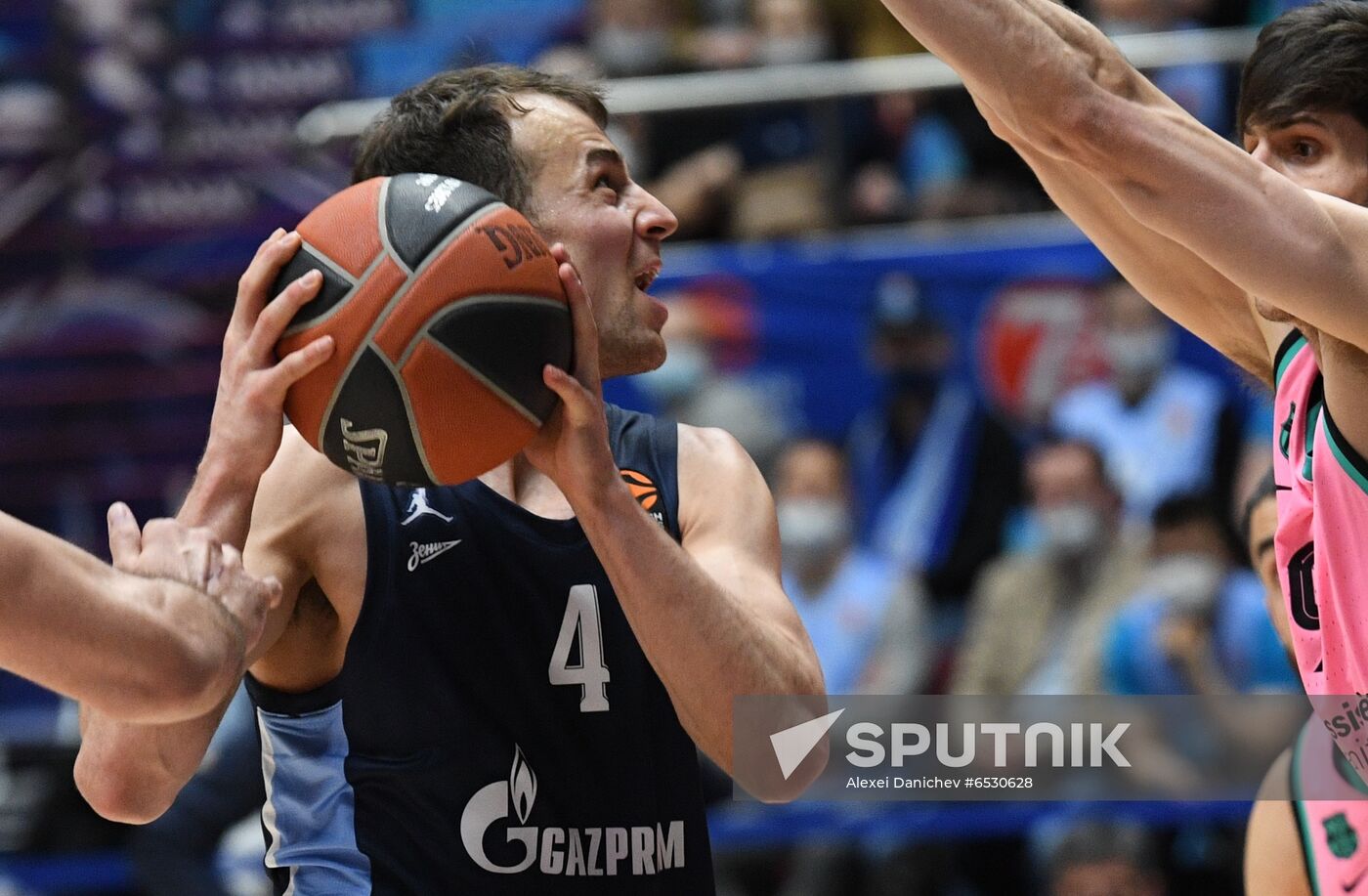 Russia Basketball Euroleague Zenit - Barcelona