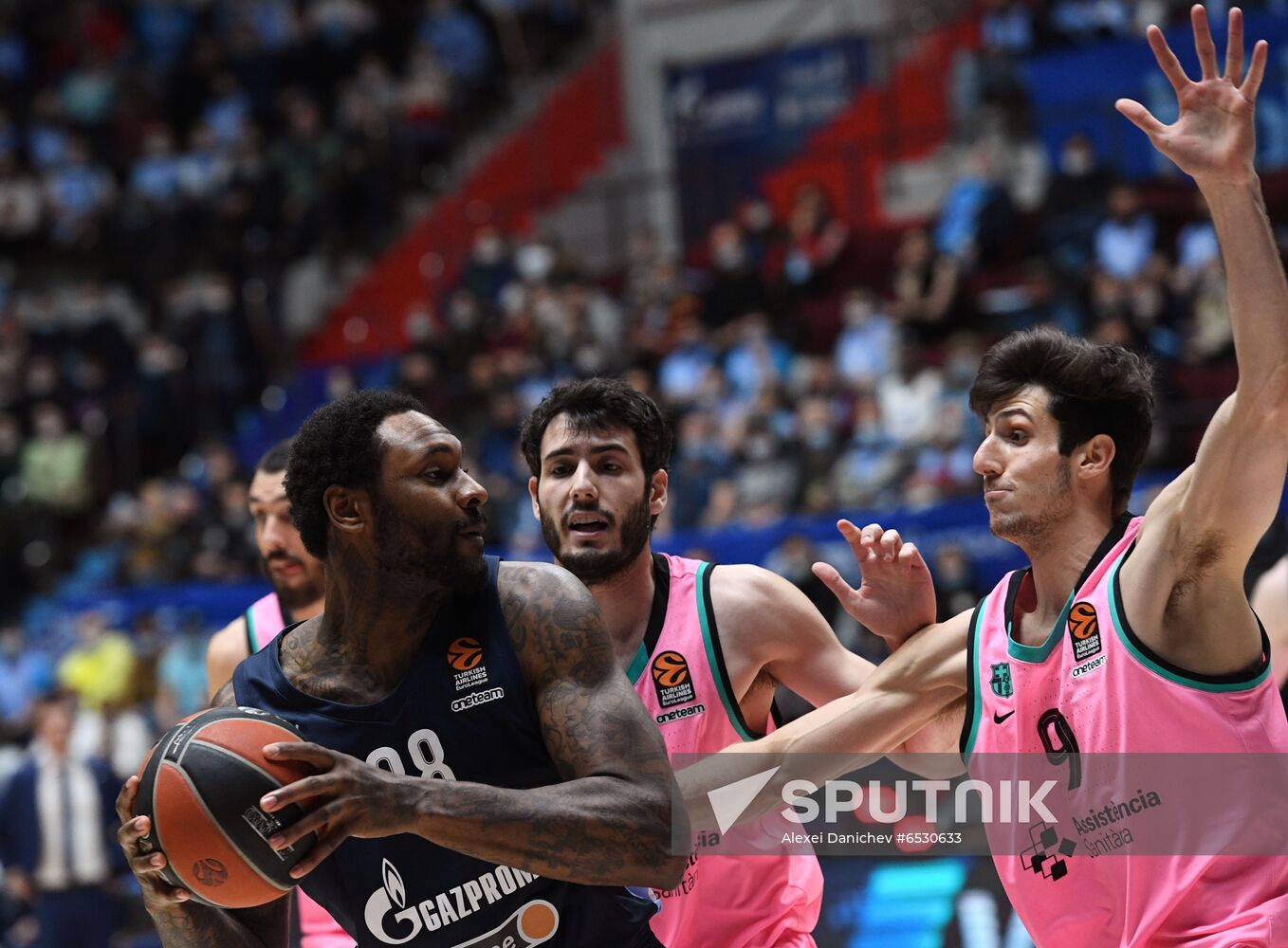 Russia Basketball Euroleague Zenit - Barcelona