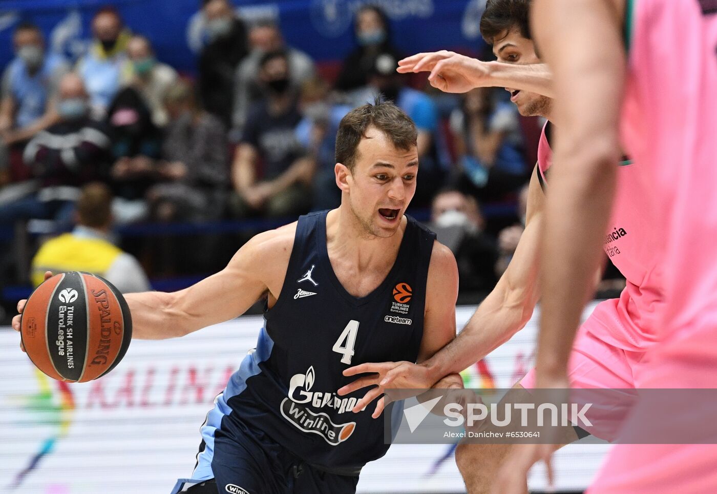 Russia Basketball Euroleague Zenit - Barcelona