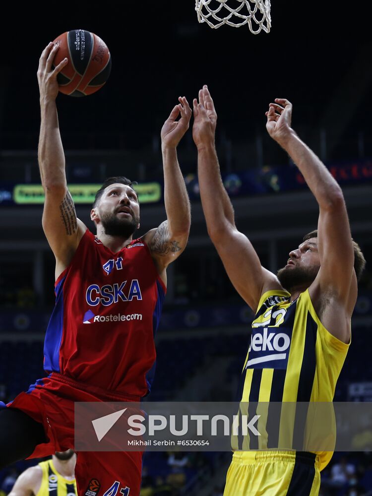 Turkey Basketball Euroleague Fenerbahce - CSKA