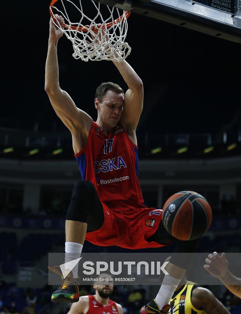 Turkey Basketball Euroleague Fenerbahce - CSKA