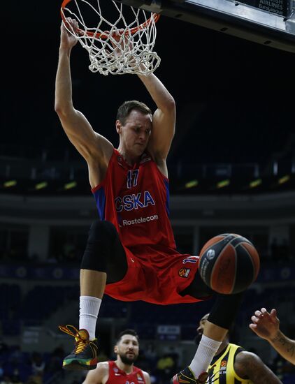 Turkey Basketball Euroleague Fenerbahce - CSKA