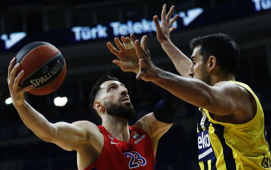 Turkey Basketball Euroleague Fenerbahce - CSKA