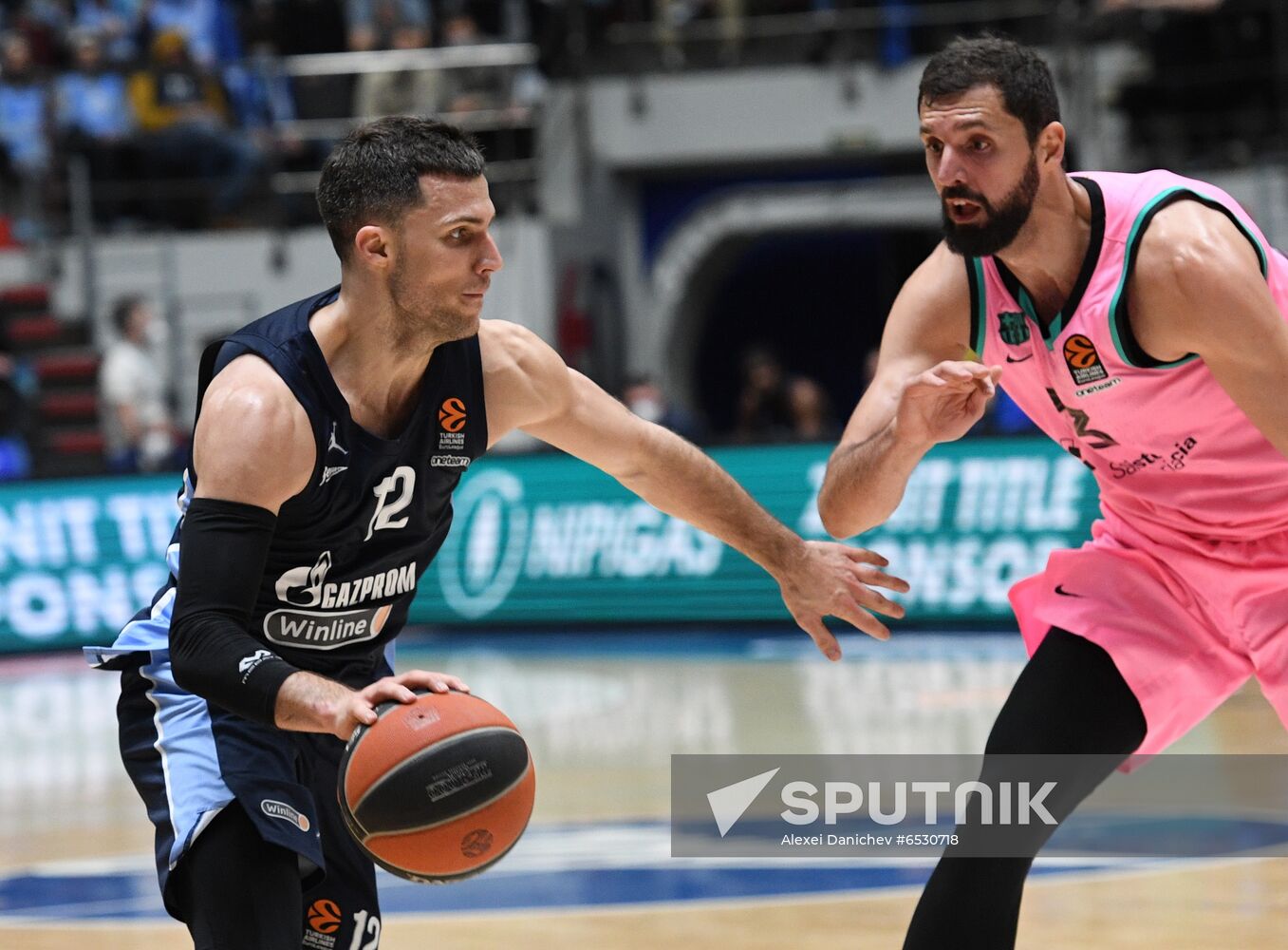 Russia Basketball Euroleague Zenit - Barcelona