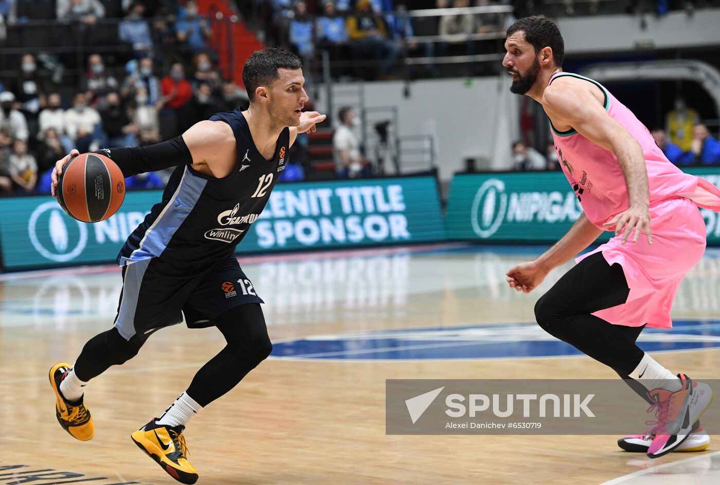 Russia Basketball Euroleague Zenit - Barcelona