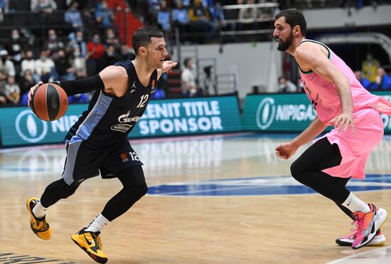 Russia Basketball Euroleague Zenit - Barcelona