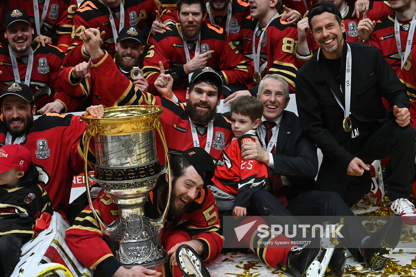 Russia Ice Hockey Gagarin Cup Winner Avangard