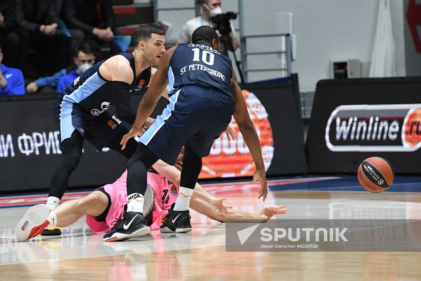 Russia Basketball Euroleague Zenit - Barcelona