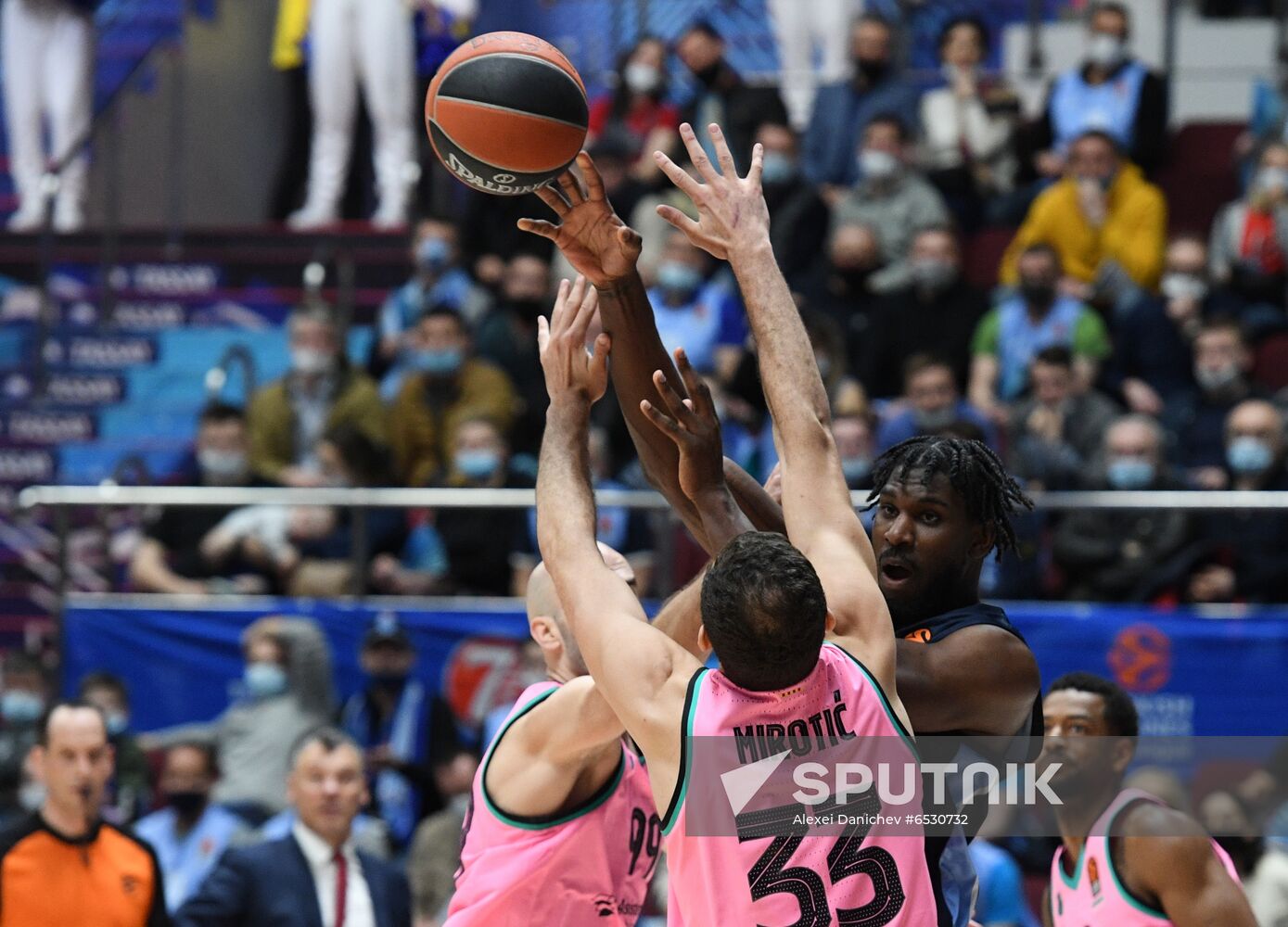 Russia Basketball Euroleague Zenit - Barcelona