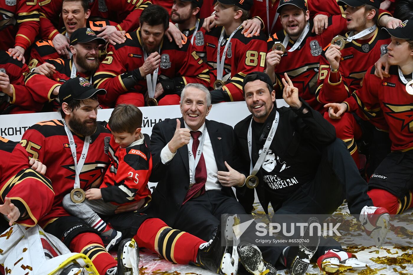 Russia Ice Hockey Gagarin Cup Winner Avangard