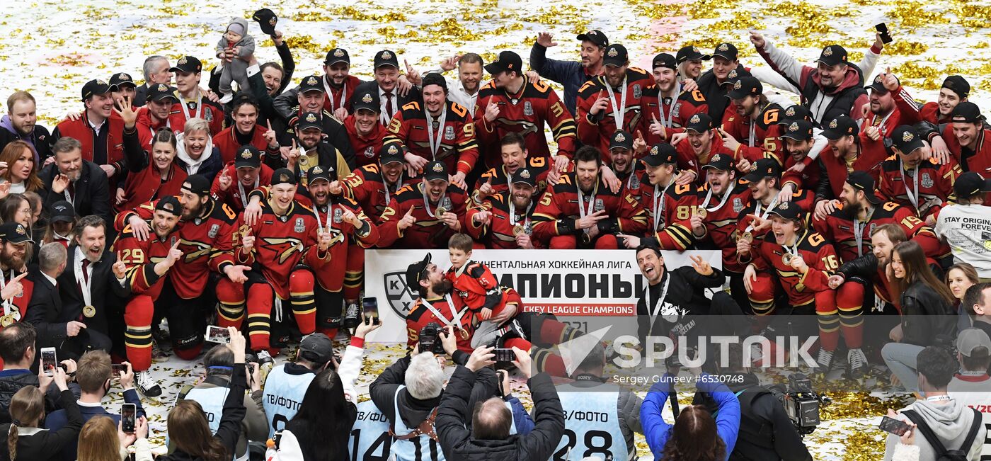 Russia Ice Hockey Gagarin Cup Winner Avangard