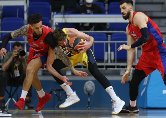 Turkey Basketball Euroleague Fenerbahce - CSKA