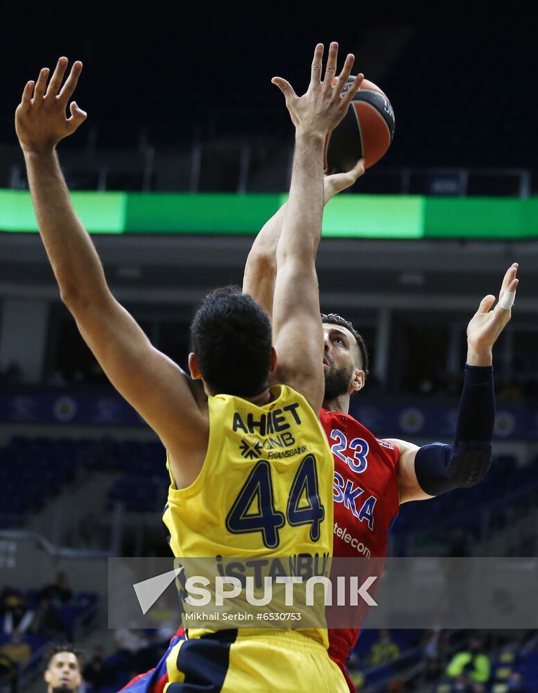 Turkey Basketball Euroleague Fenerbahce - CSKA