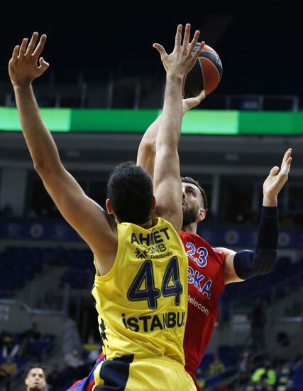 Turkey Basketball Euroleague Fenerbahce - CSKA