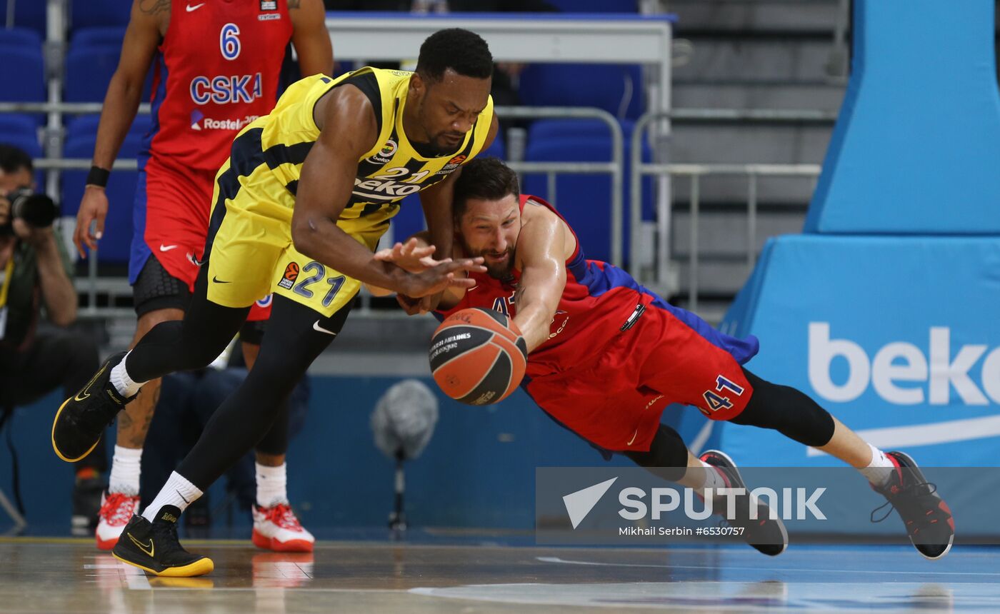 Turkey Basketball Euroleague Fenerbahce - CSKA