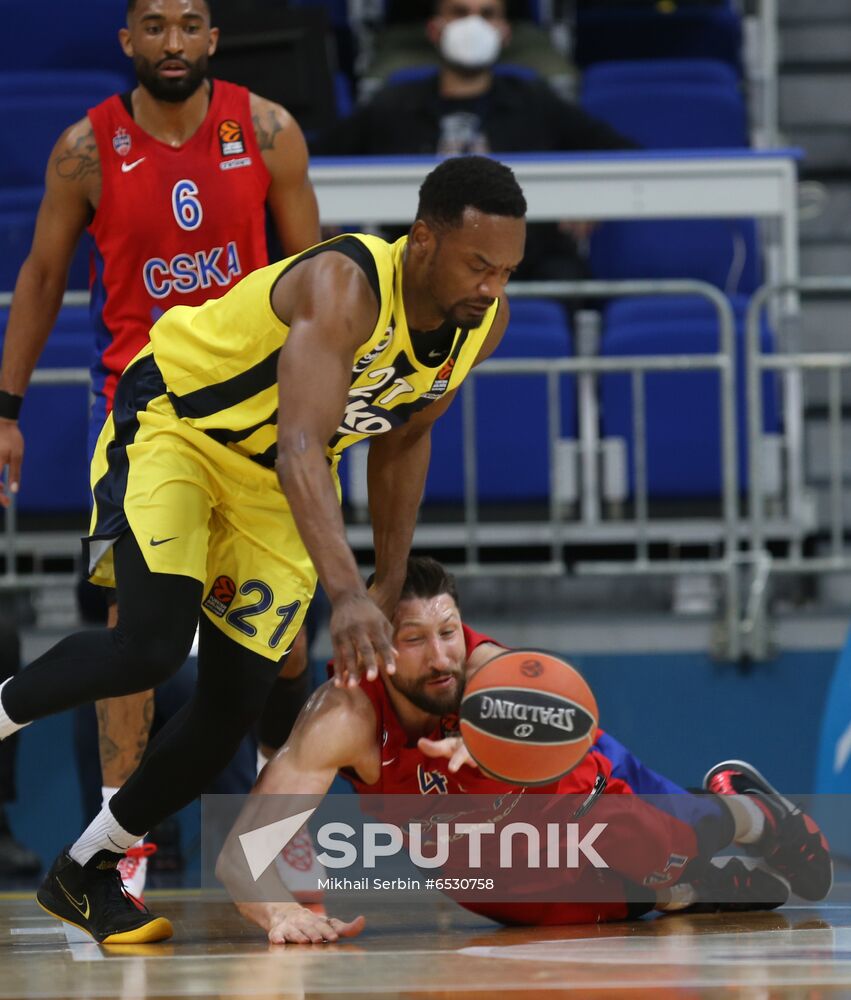 Turkey Basketball Euroleague Fenerbahce - CSKA