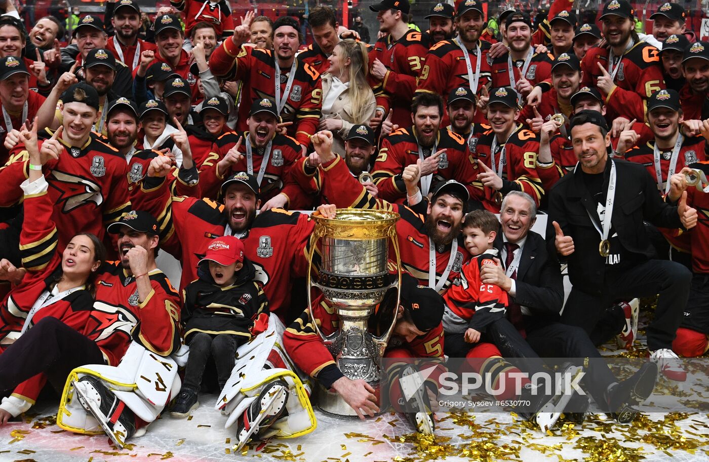 Russia Ice Hockey Gagarin Cup Winner Avangard