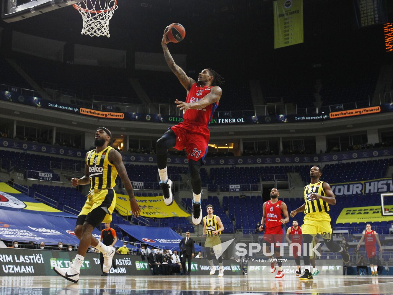 Turkey Basketball Euroleague Fenerbahce - CSKA