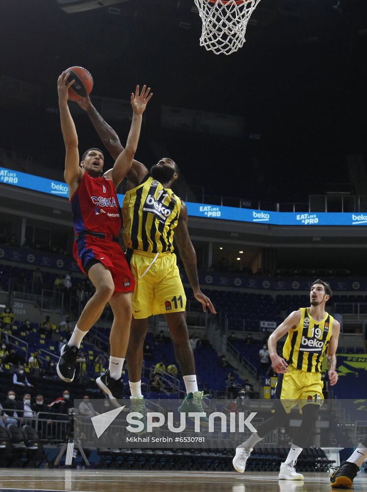 Turkey Basketball Euroleague Fenerbahce - CSKA
