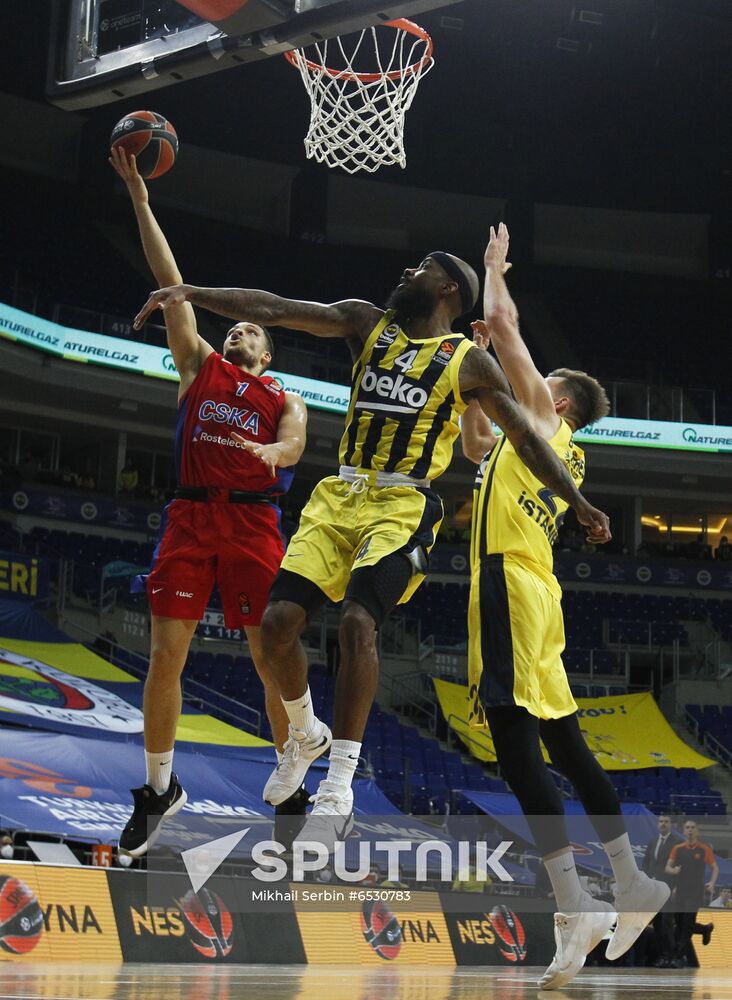 Turkey Basketball Euroleague Fenerbahce - CSKA