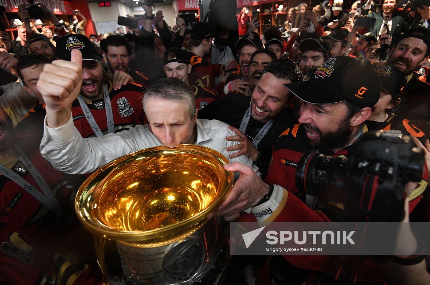 Russia Ice Hockey Gagarin Cup Winner Avangard