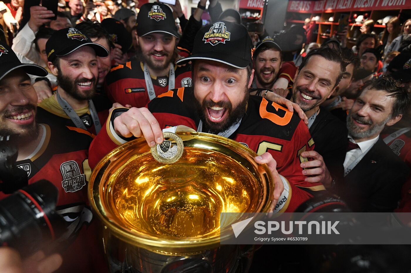 Russia Ice Hockey Gagarin Cup Winner Avangard