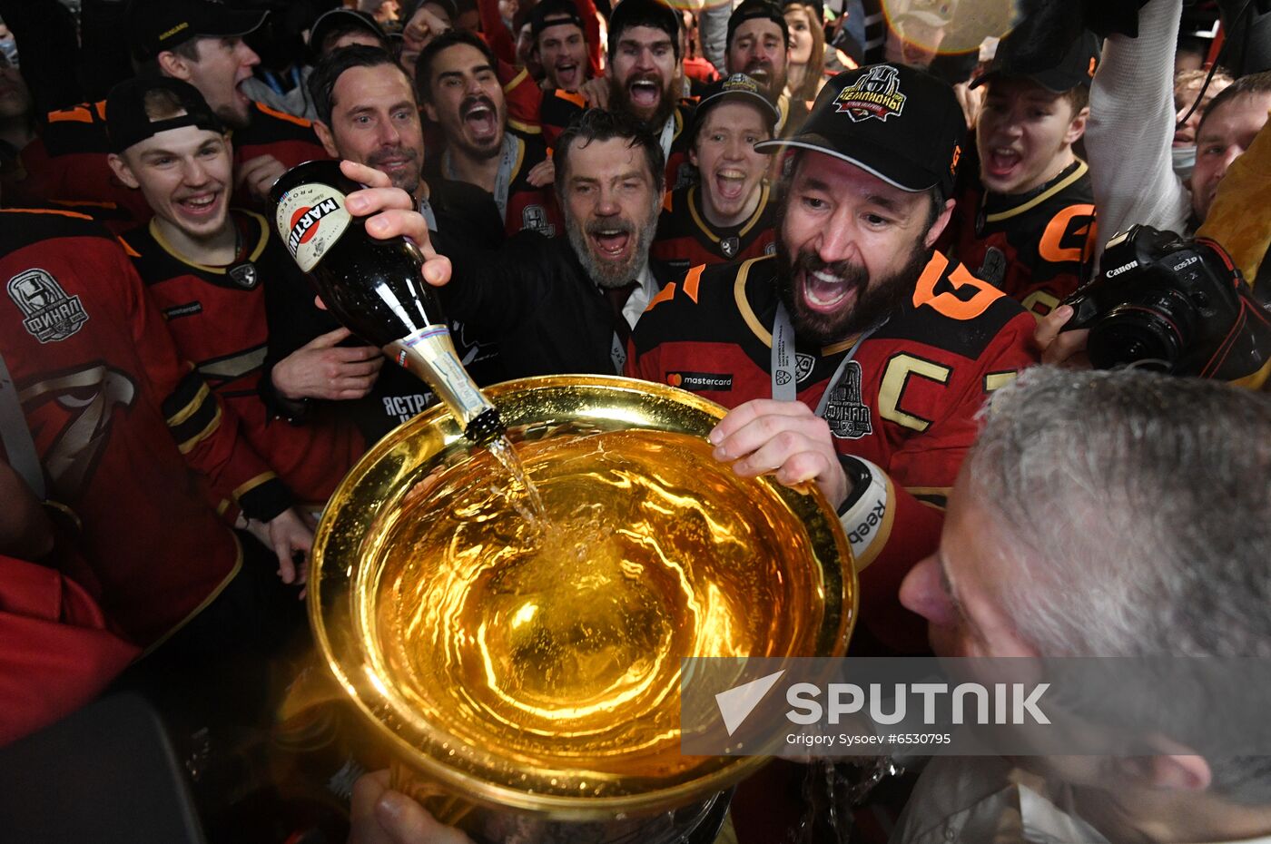 Russia Ice Hockey Gagarin Cup Winner Avangard