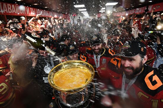 Russia Ice Hockey Gagarin Cup Winner Avangard