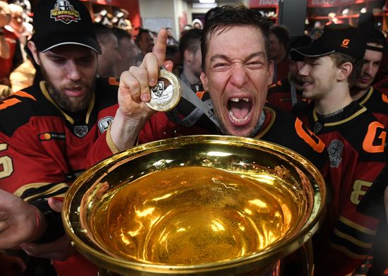 Russia Ice Hockey Gagarin Cup Winner Avangard