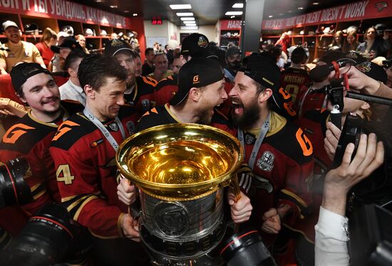Russia Ice Hockey Gagarin Cup Winner Avangard